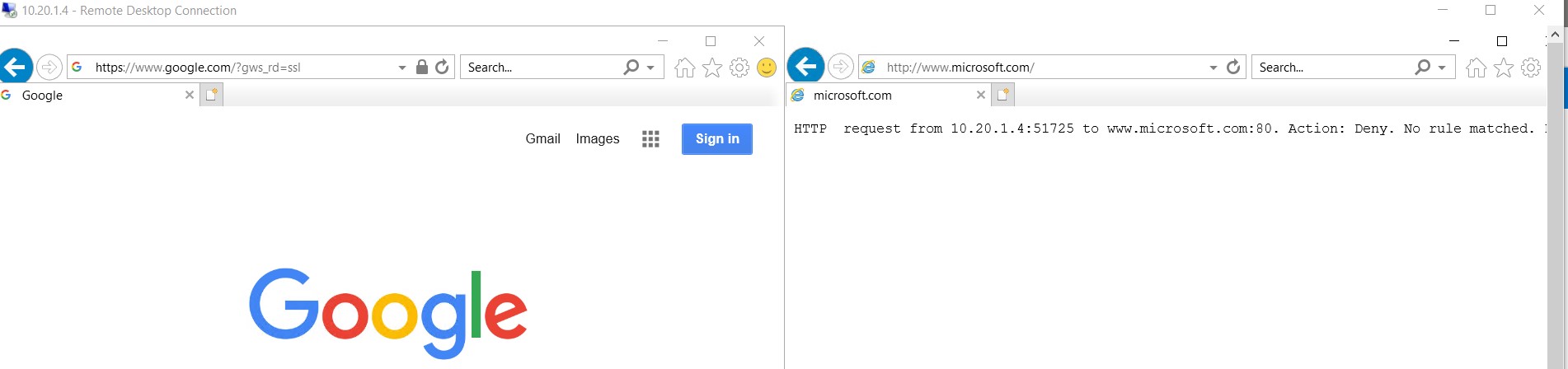 Filtered internet access