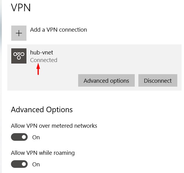 User VPN Configuration for P2S